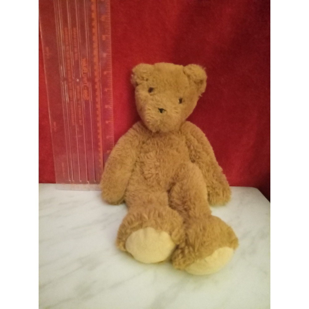 Vermont Teddy Bear Honey Brown Plush Stuffed Animal LYT00 Q219 13 Inch